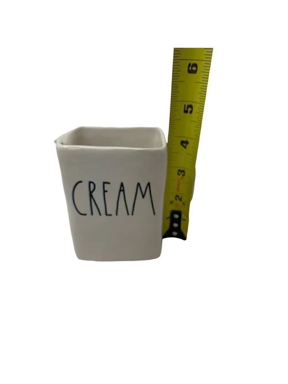 Rae Dunn CREAM White Ceramic Stoneware Coffee LL Large Letters Farmhouse Coffee
